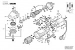 Bosch 0 603 278 042 PWS 5-115 Combi-Angle Grinder 240 V / GB Spare Parts PWS5-115